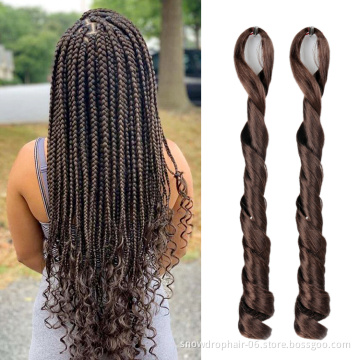 Colored Green French Curls Ombre Jumbo Hair Ultra Hair Braid Extensions Synthetic Cheap Packaging For Braiding Hair